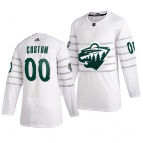 Minnesota Wild Custom Weiß Adidas 2020 NHL All-Star Trikot Authentic - Herren